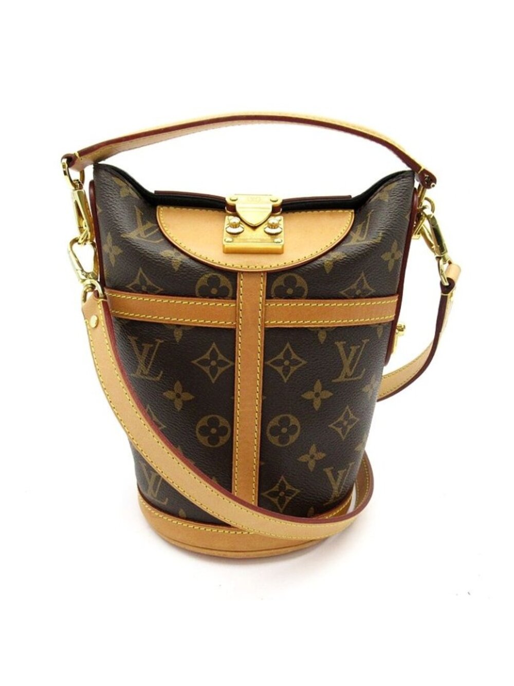 Louis Vuitton Duffle Monogram Handbag Brown